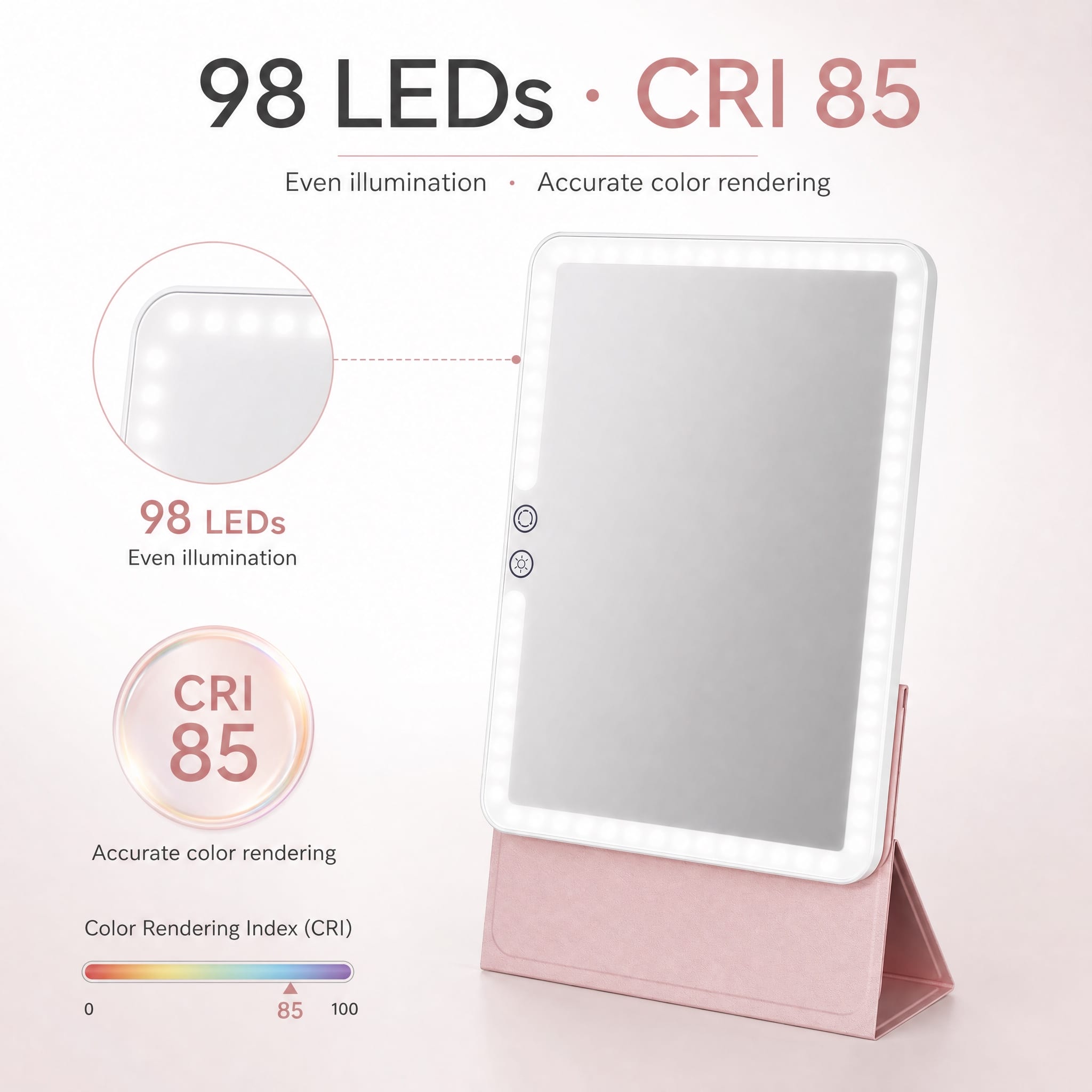led makeup mirror