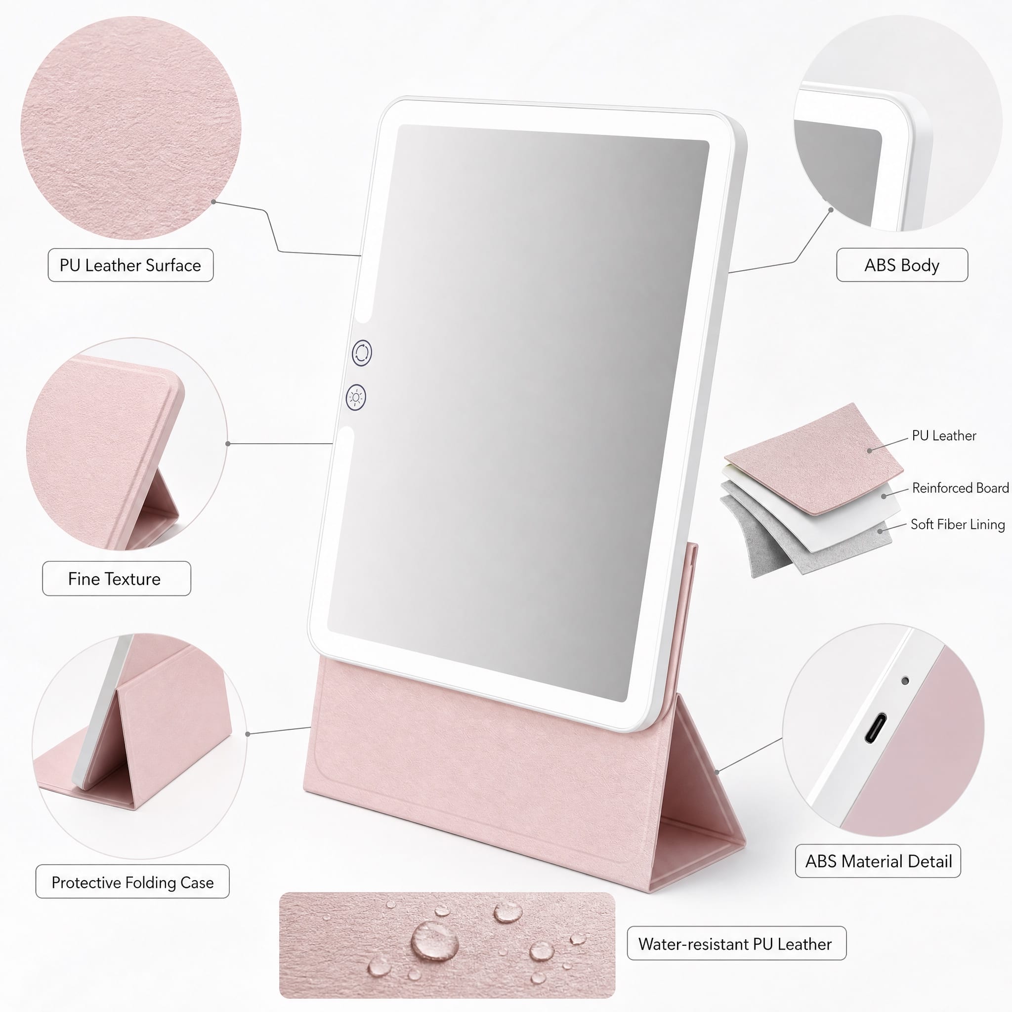 led makeup mirror